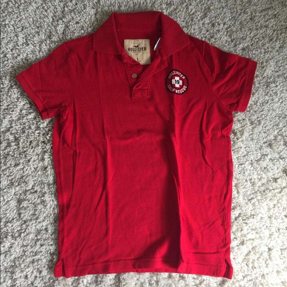 NWT Hollister Classic logo basic polo shirt - Picture 1 of 2